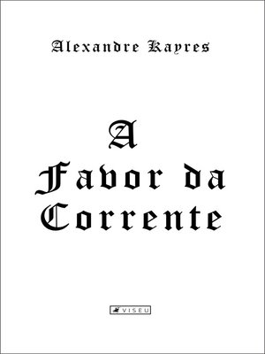 cover image of A favor da corrente